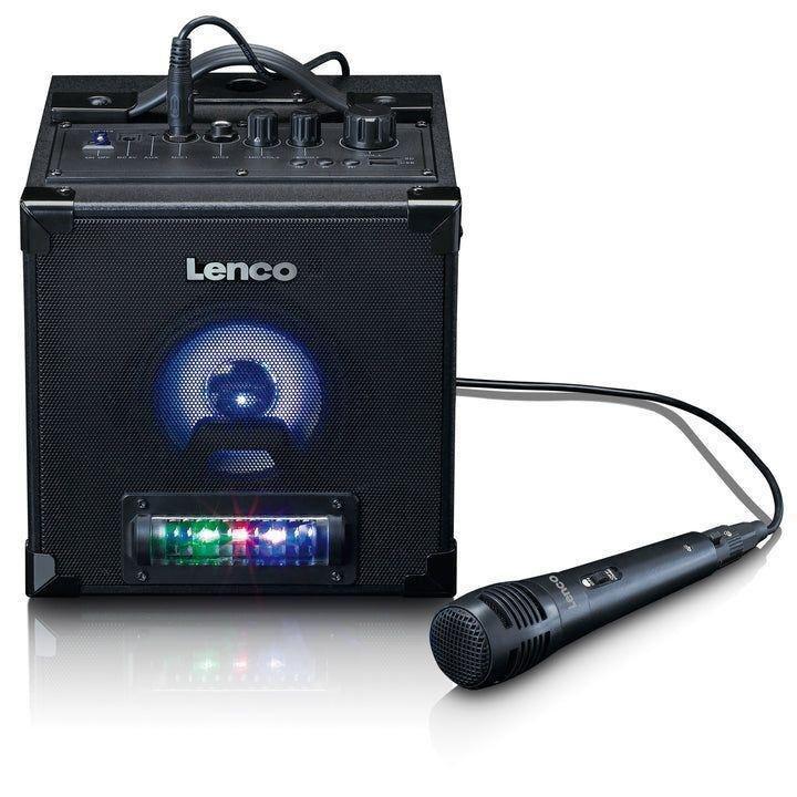 Lenco BTC-070BK Bluetooth 5.0 PA Karaoke Speaker with Mic, USB and LED Light Animation, , large image number 9