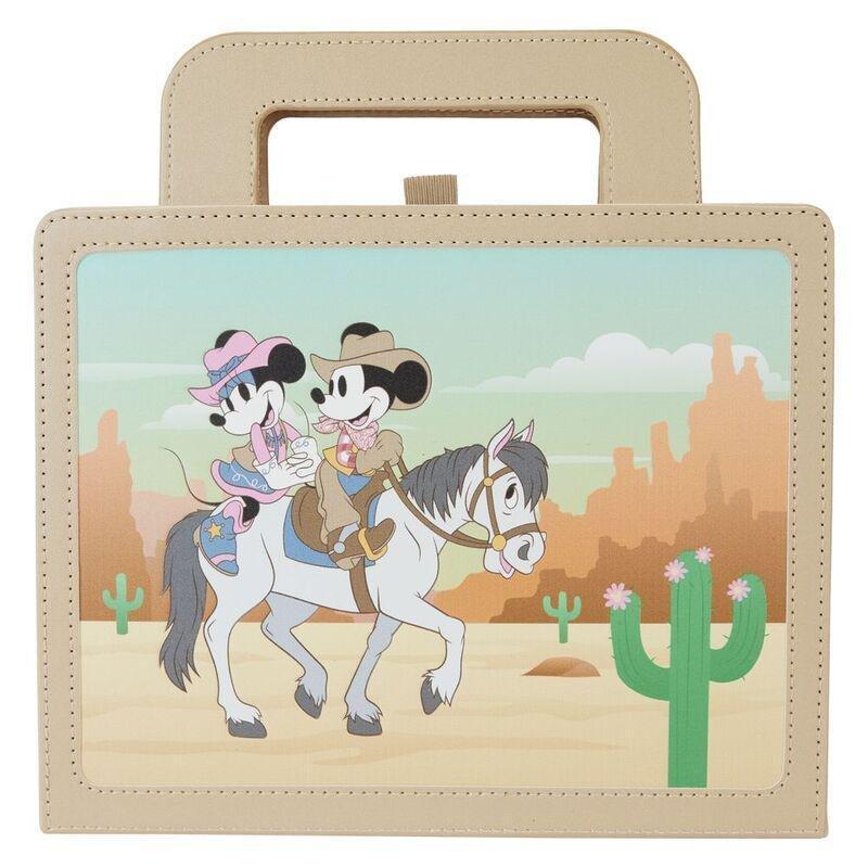 Loungefly Stationery Disney Western Mickey & Minnie Lunch Box Journal, , large image number 0