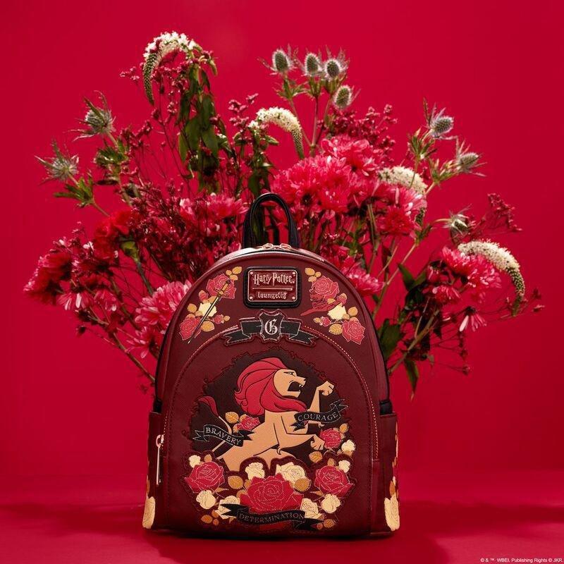Loungefly Leather Harry Potter Gryffindor House Tattoo Mini Backpack, , large image number 1