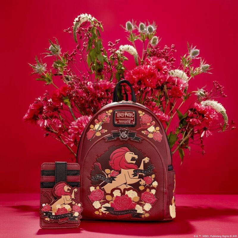 Loungefly Leather Harry Potter Gryffindor House Tattoo Mini Backpack, , large image number 2