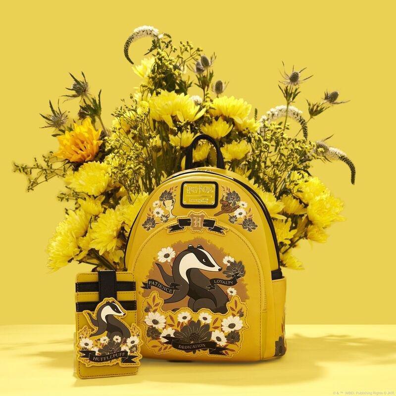 Loungefly Leather Harry Potter Hufflepuff House Tattoo Mini Backpack, , large image number 2