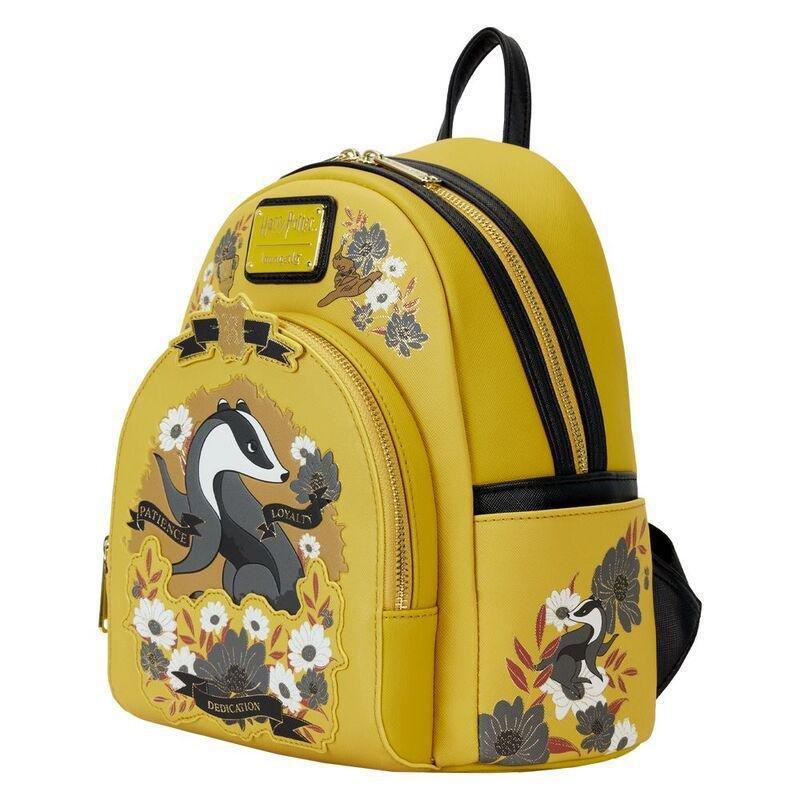 Loungefly Leather Harry Potter Hufflepuff House Tattoo Mini Backpack, , large image number 3