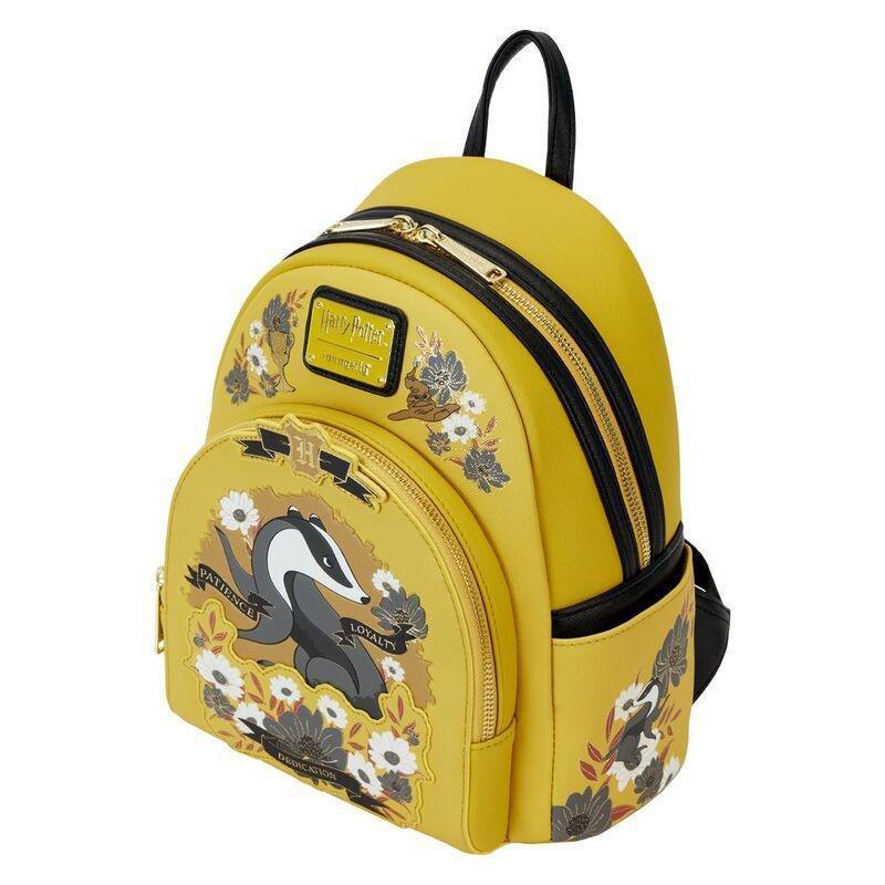 Loungefly Leather Harry Potter Hufflepuff House Tattoo Mini Backpack, , large image number 4