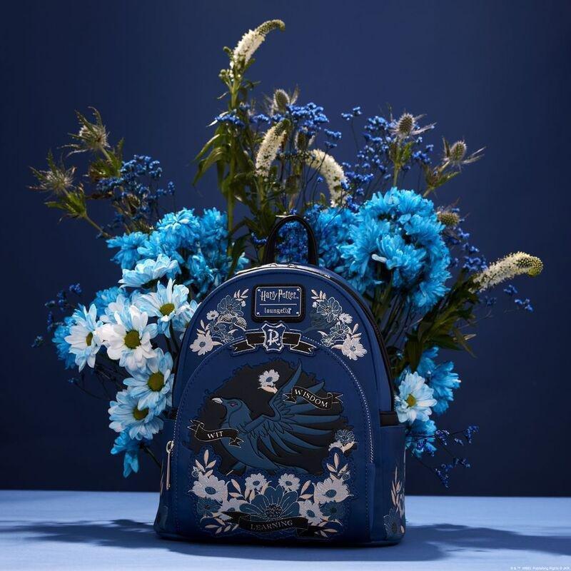 Loungefly Leather Harry Potter Ravenclaw House Tattoo Mini Backpack, , large image number 1