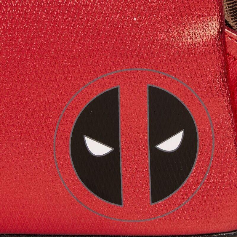Loungefly Leather Marvel Deadpool Metallic Collection Cosplay Mini Backpack, , large image number 6