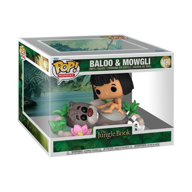 Funko Pop! Moment Disney The Jungle Book S2 Baloo & Mowgli Vinyl Figure, , large image number 1