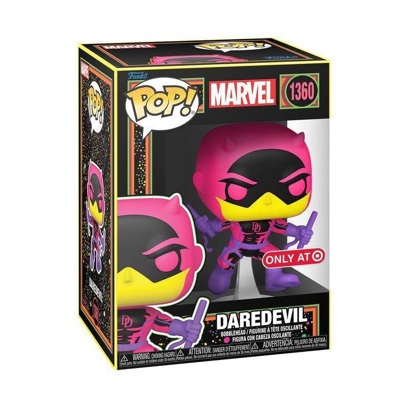 Funko Pop! Marvel Classic Daredevil (Black Light) Vinyl Figure, , large image number 1