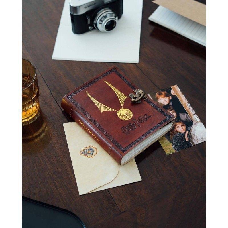 Erik Harry Potter Handmade Leather Notebook (13.5 x 18 cm), , large image number 3