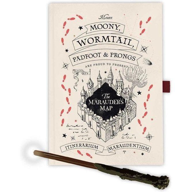 Erik Harry Potter Marauder's Map A5 Premium Heat Change Notebook, , large image number 1