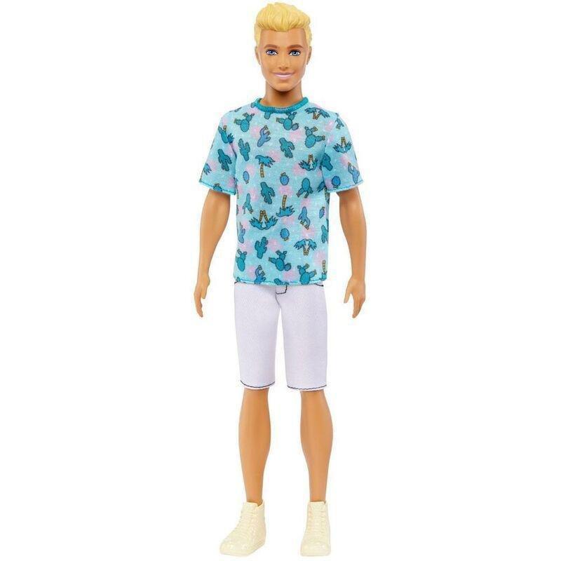Barbie Blue Shirt Ken Fashionistas Doll, , large image number 0