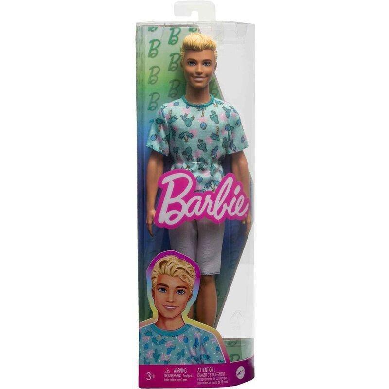 Barbie Blue Shirt Ken Fashionistas Doll, , large image number 1