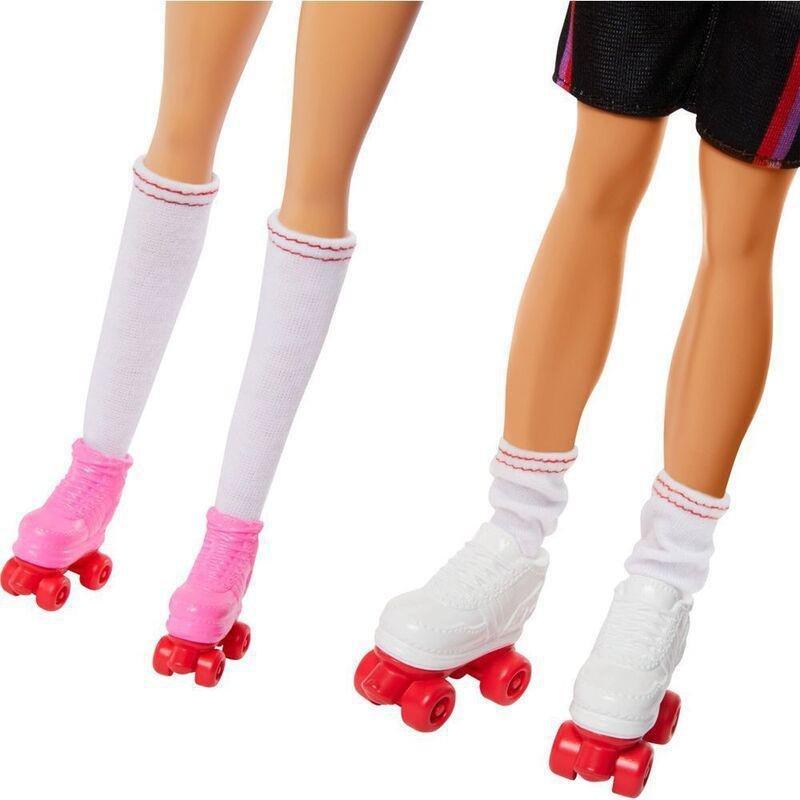Barbie Fashionistas 65th Anniversary 2 Doll Set Roller-Skating with Ken & 6 Accessories, , large image number 2