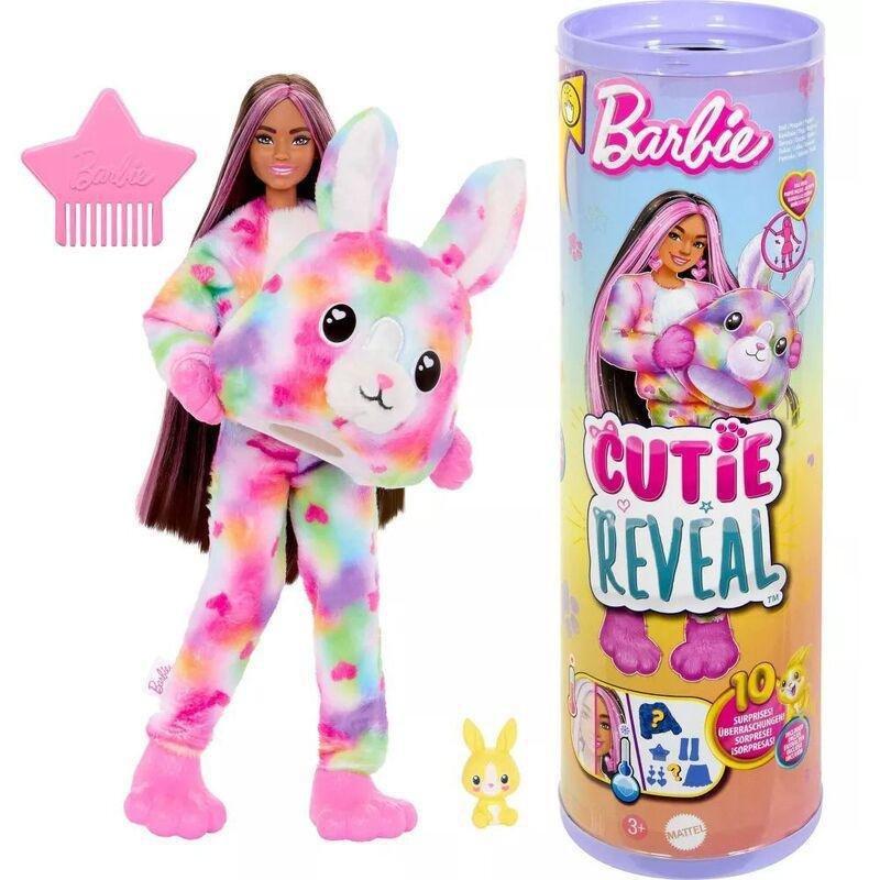 Barbie Bunny Color Dream Series Cutie Reveal Doll, , medium