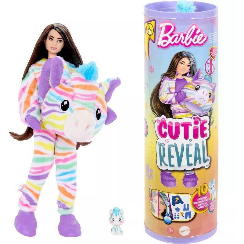 Barbie Zebra Color Dream Series Cutie Reveal Doll, , medium