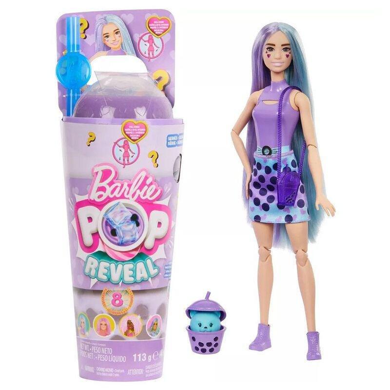 Barbie Taro Milk Bubble Tea Series Pop Reveal Doll, , medium