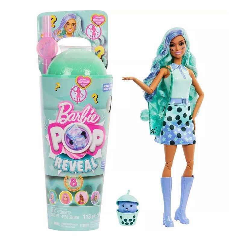Barbie Green Tea Bubble Tea Series Pop Reveal Doll, , medium