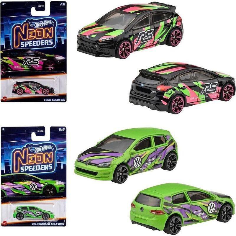 Hot Wheels Neon Speeders (Assorted - Includes 1), , large image number 1
