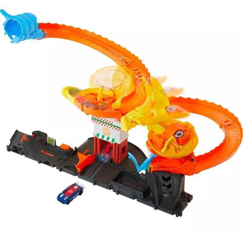 Hot Wheels City Hot Wheels City Snake & Pizza Shop Playset, , large image number 3