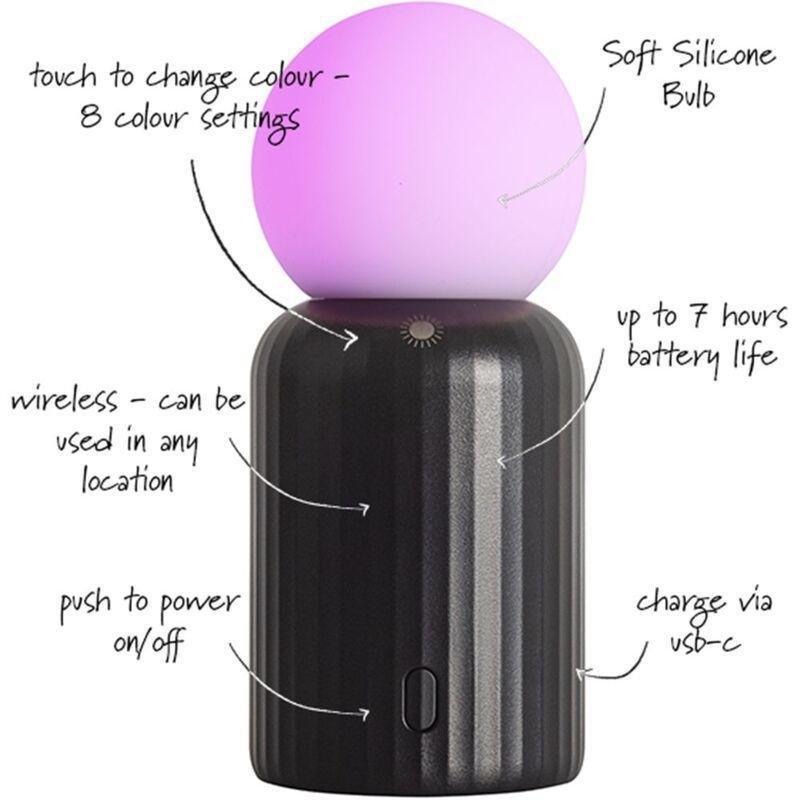 Lund London Mini Wireless Lamp - Black, , large image number 2