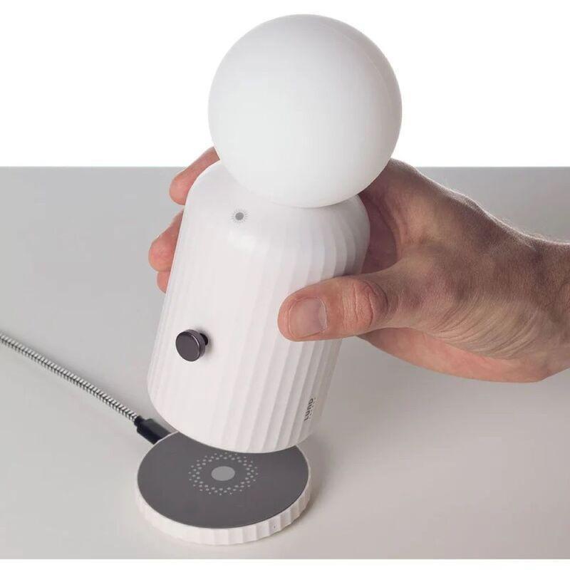 Lund London Wireless Lamp And Charger - White, , large image number 2