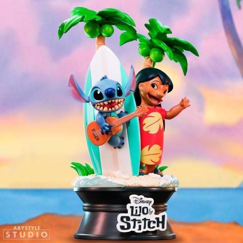 Abystyle Studio Disney Lilo & Stitch Surfboard Sg Figures 1.10 Scale Statue, , large image number 4