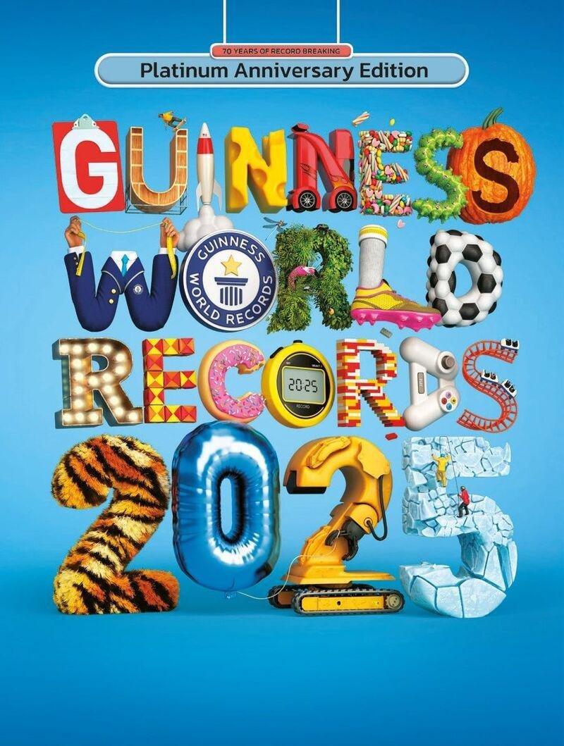 Guinness World Records 2025 (Platinum Anniversary) (Middle East Edition) | Guinness World Records, , medium
