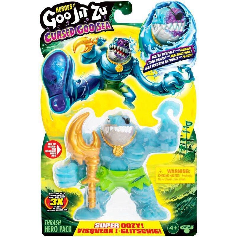 Heroes Of Goo Jit Zu Season 10 Cursed Goo Sea Thrash Action Figure Hero Pack, , large image number 1