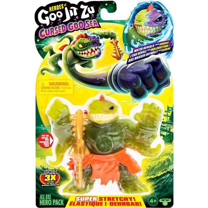 Heroes Of Goo Jit Zu Season 10 Cursed Goo Sea Ill Eel Action Figure Hero Pack, , large image number 1