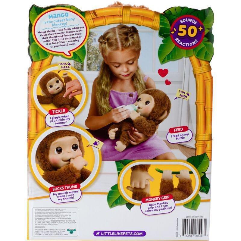 Little Live Pets My Baby Monkey Plush, , large image number 2