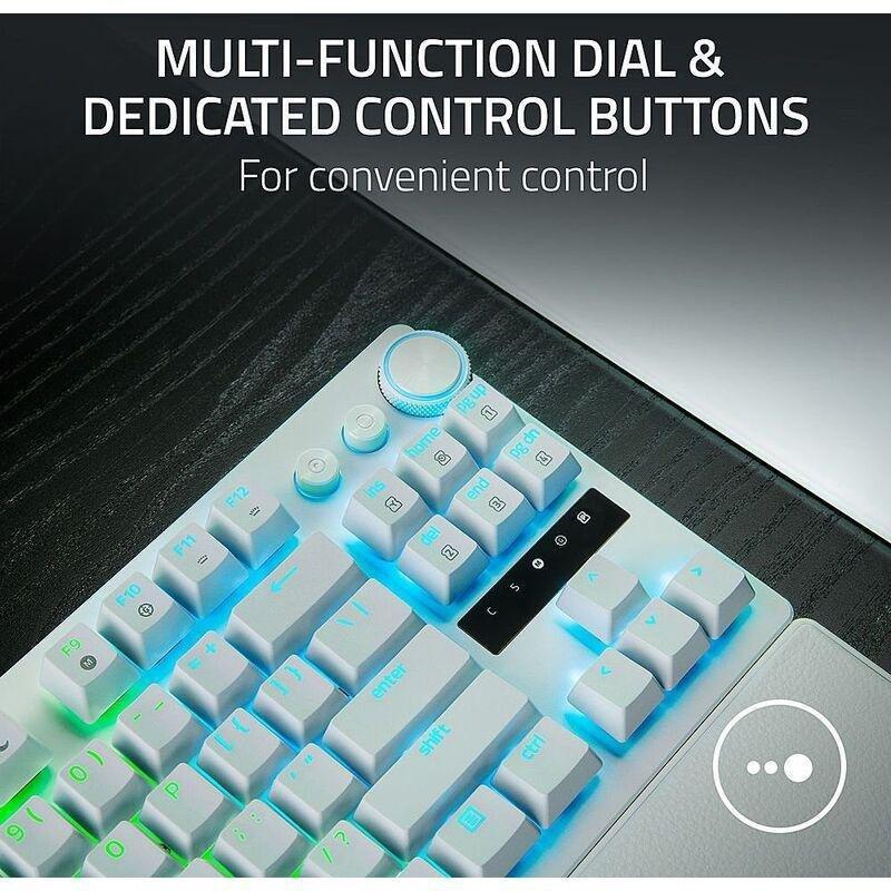 Razer Huntsman V3 Pro Tenkeyless Esports Gaming Keyboard - White, , large image number 3