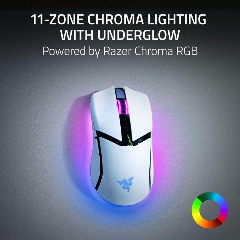 Razer Cobra Pro Customizable Wireless Gaming Mouse - White, , large image number 2