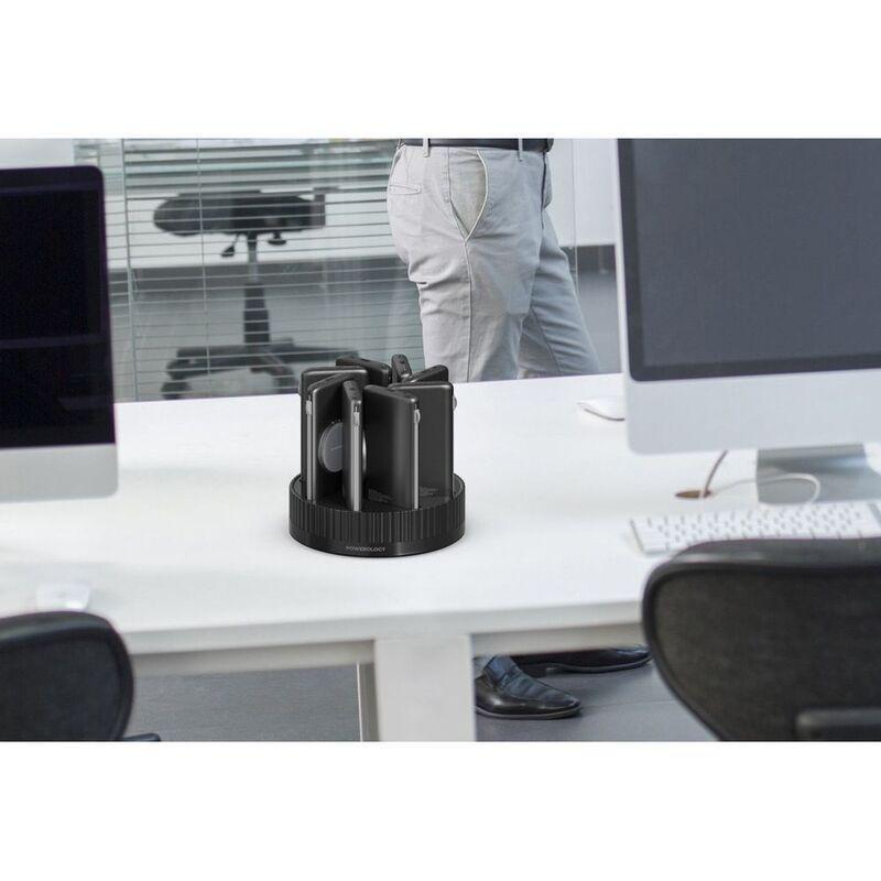 Powerology 8in1 Station 10000mAh PD 120W QC Wireless Power Bank - Black, , large image number 0