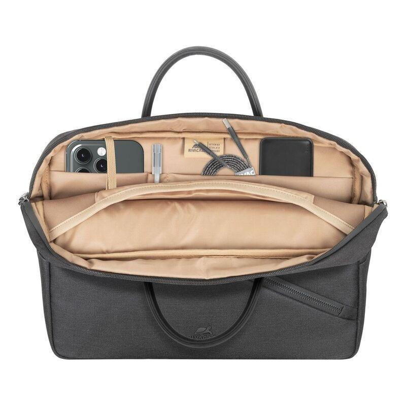 Rivacase 8124 ECO MacBook Air 15 and Laptop 14-inch Bag - Black, , large image number 4