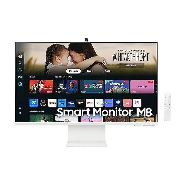 Samsung 32-inch Smart Monitor M80D UHD USB-C with Speakers & Remote, , medium