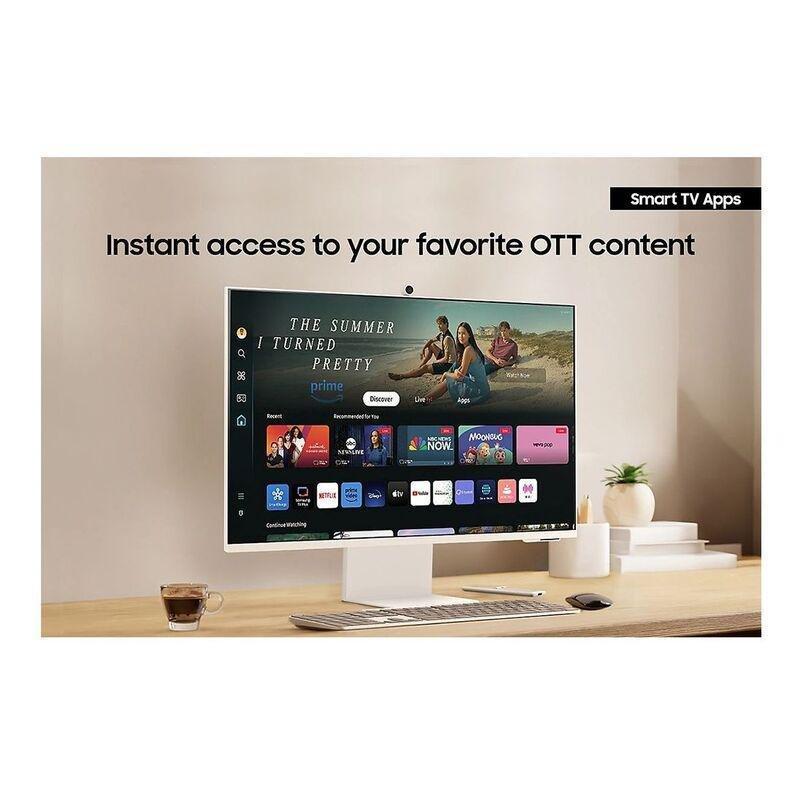 Samsung 32-inch Smart Monitor M80D UHD USB-C with Speakers & Remote, , large image number 5