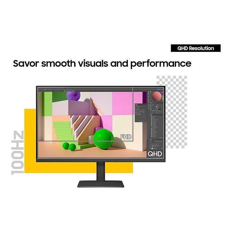 Samsung 24-inch S60D QHD ViewFinity High Resolution Monitor, , large image number 2