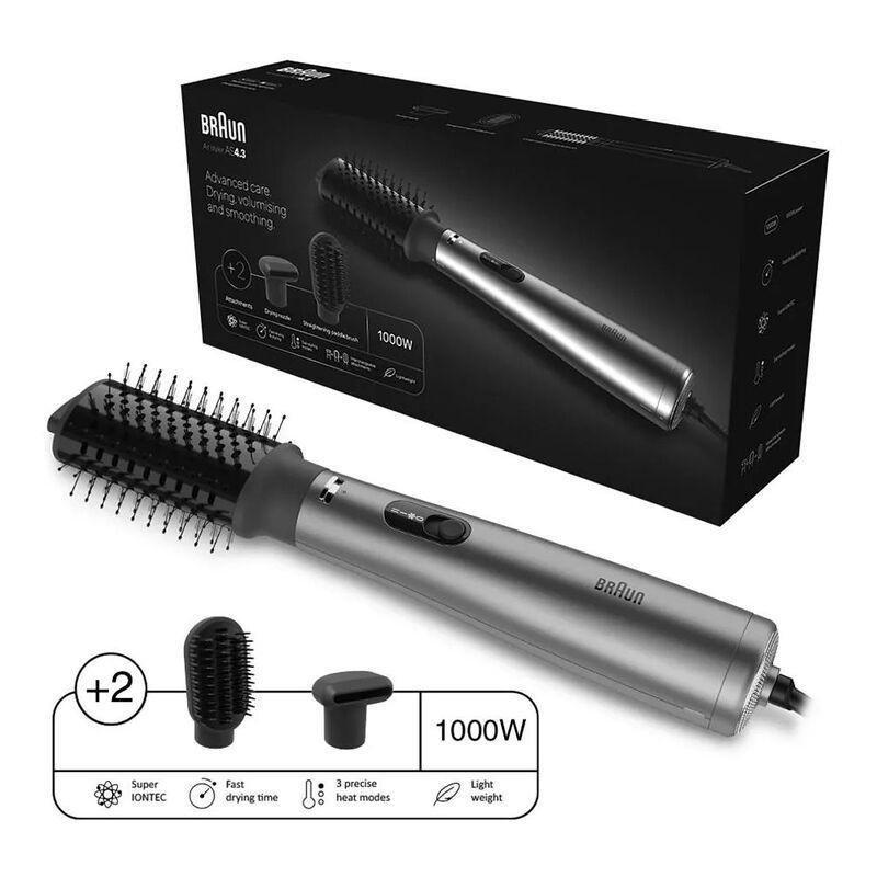 Braun Airstyler AS4.3 Airbrush 1000W BRAS430SDE - Ionic Grey, , medium