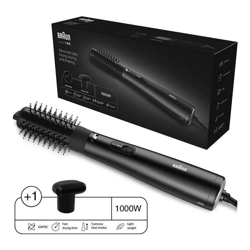 Braun Airstyler AS4.2 Airbrush 1000W BRAS420SDE - Ionic Black, , medium