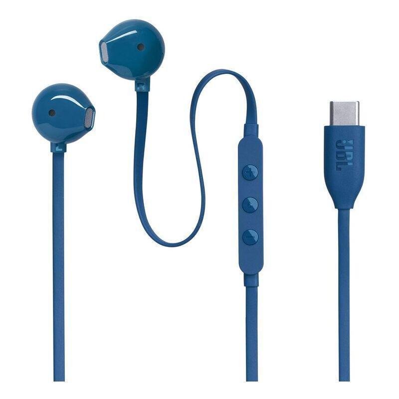 JBL Tune 305C Wired In-Ear Headphones - Blue, , large image number 0