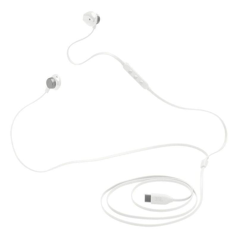 JBL Tune 305C Wired In-Ear Headphones - White, , large image number 3