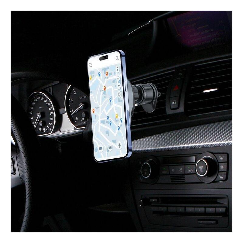 Hyphen MAGT WC15 MagSafe Wireless Car Charger 15W With Built In Type C Cable - Black, , large image number 3
