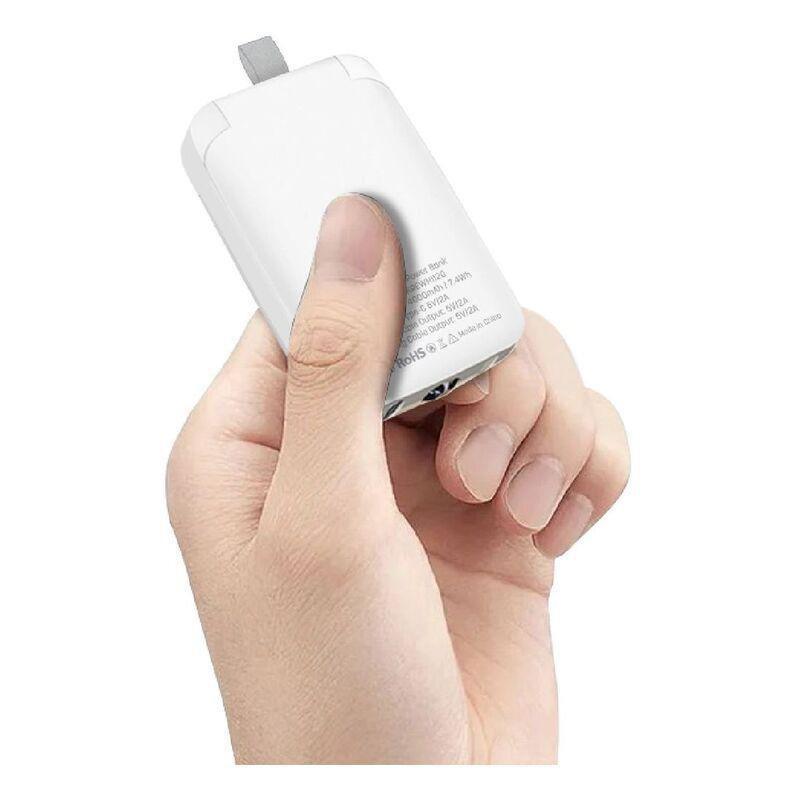 Hyphen Rescue Key Ring Emergency 4000mAh Power Bank - White, , large image number 1