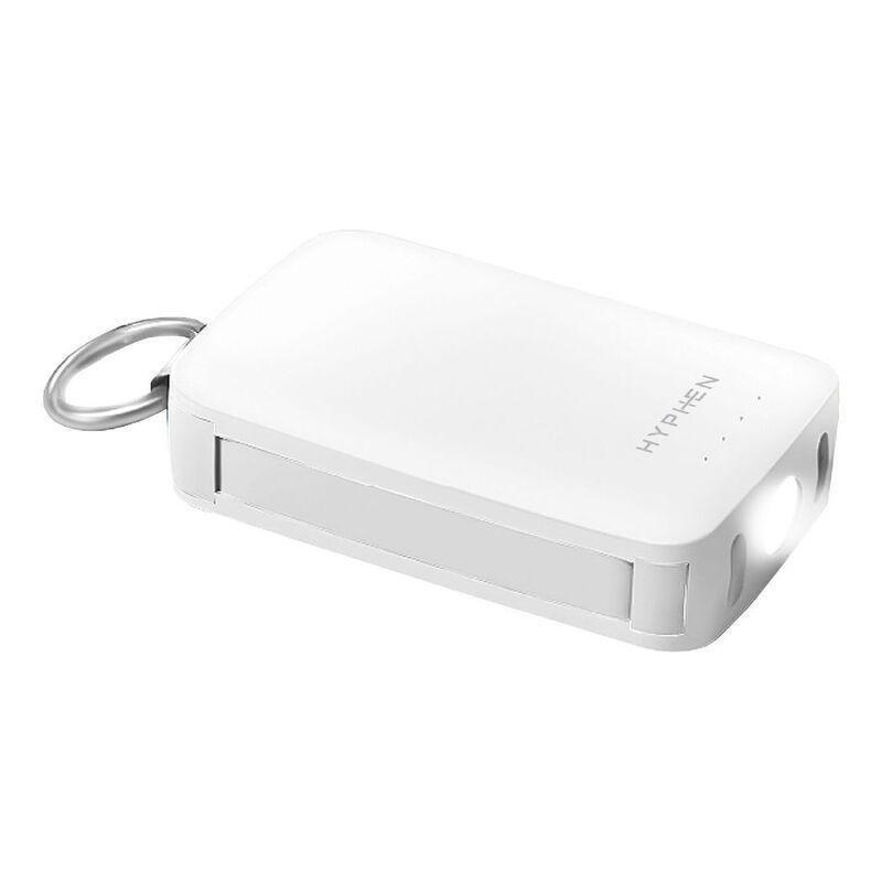 Hyphen Rescue Key Ring Emergency 4000mAh Power Bank - White, , large image number 5