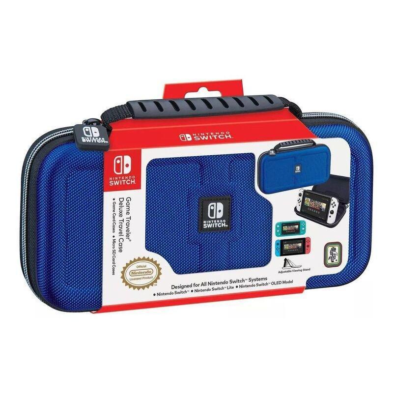 RDS Nintendo Switch Deluxe Travel Case - Blue Case, , large