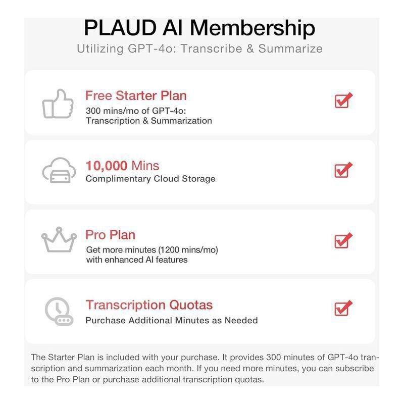 PLAUD Note AI Voice Recorder - Black, , large image number 3