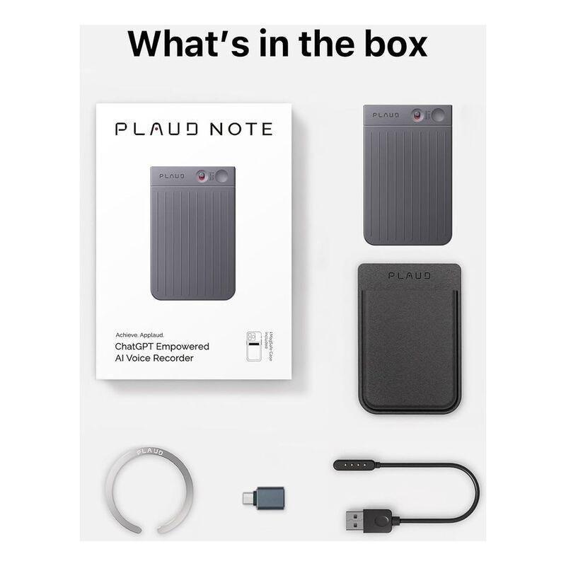 PLAUD Note AI Voice Recorder - Black, , large image number 6