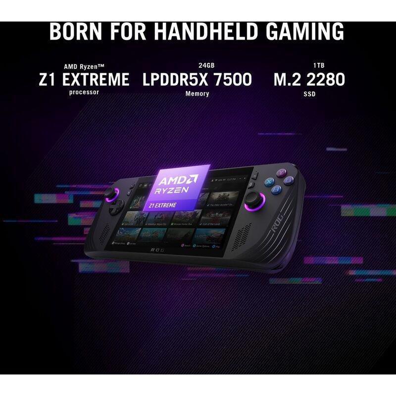 ASUS ROG Ally X (RC72L) 2024 Gaming Handheld PC AMD Z1 Extreme Processor/24GB RAM/1TB SSD/7" FHD (1920x1080) 120HZ/Gorilla Glass Victus/Wi-Fi 6E/Wi..., , large image number 0