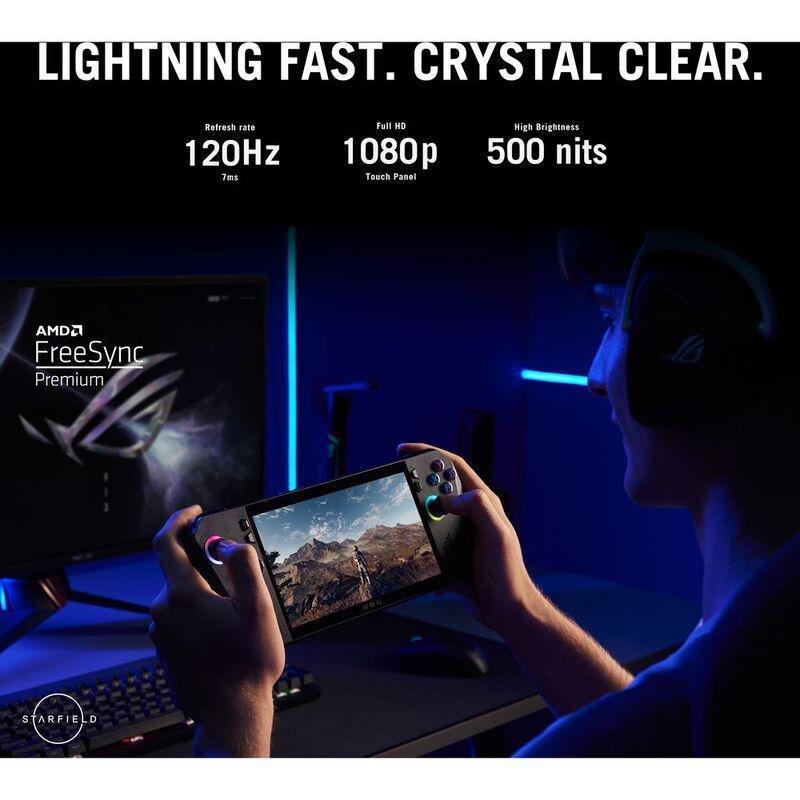 ASUS ROG Ally X (RC72L) 2024 Gaming Handheld PC AMD Z1 Extreme Processor/24GB RAM/1TB SSD/7" FHD (1920x1080) 120HZ/Gorilla Glass Victus/Wi-Fi 6E/Wi..., , large image number 6