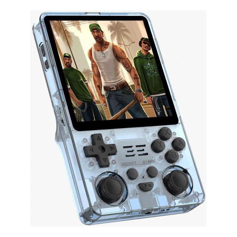Porodo Gaming Arcade Pro Classic Jelos OS - Gaming Console 28 Emulators & 20000+ Games - Blue, , large image number 2