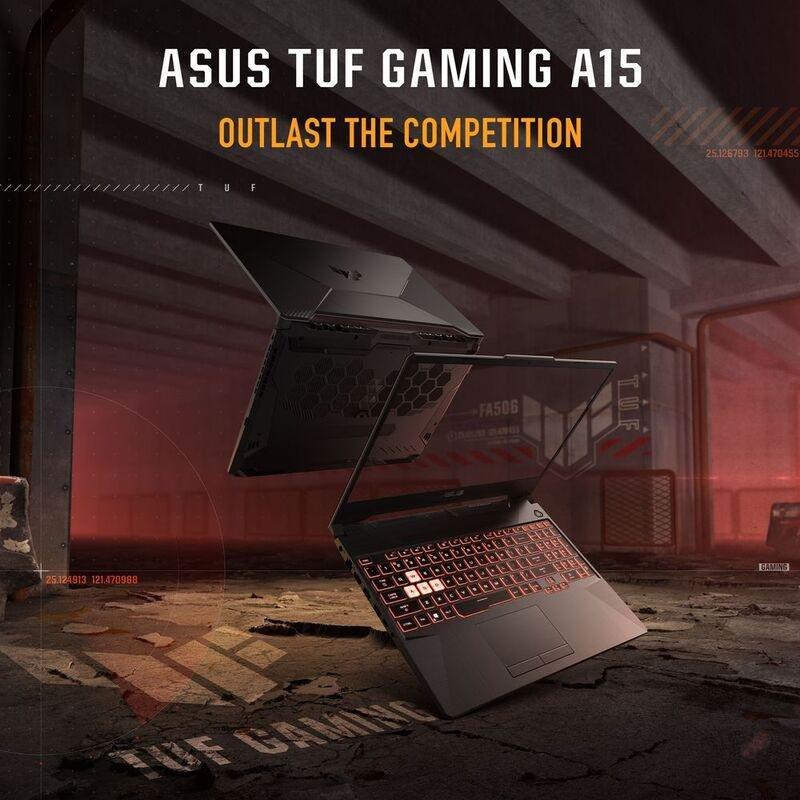 ASUS TUF Gaming A15 Laptop - FA506NCR-HN044W - AMD Ryzen 7 7435HS/16GB RAM/512GB SSD/NVIDIA GeForce RTX 3050 4GB/15.6" FHD (1920x1080) 144Hz/Window..., , large image number 4
